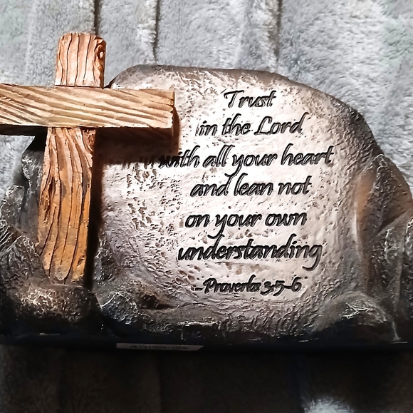 DWK Proverbs 3:5-6 Trust In The Lord Scripture Decorative Sign Plaque Religious - Picture 4 of 5